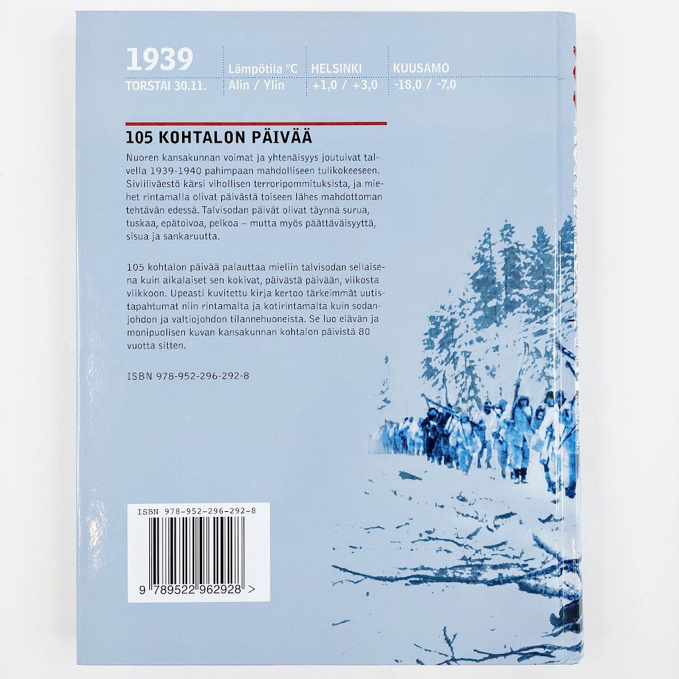 Reino Rasilainen: 105 Kohtalon päivää - Talvisota päivästä päivään