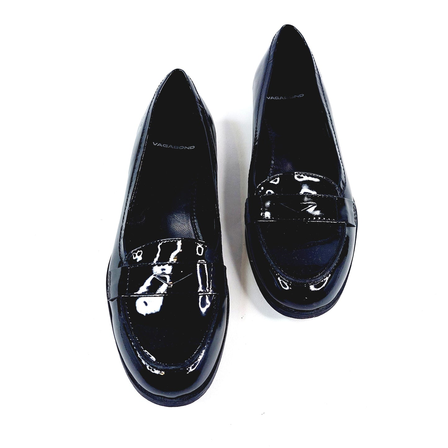 Vagabond kiiltonahka loaferit koko 38