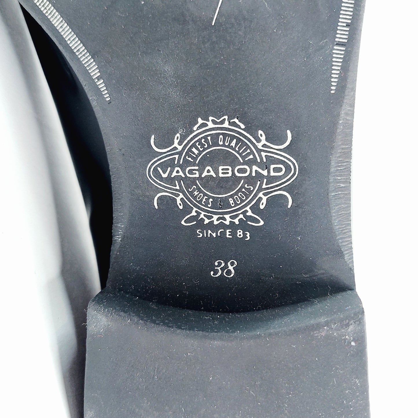 Vagabond kiiltonahka loaferit koko 38