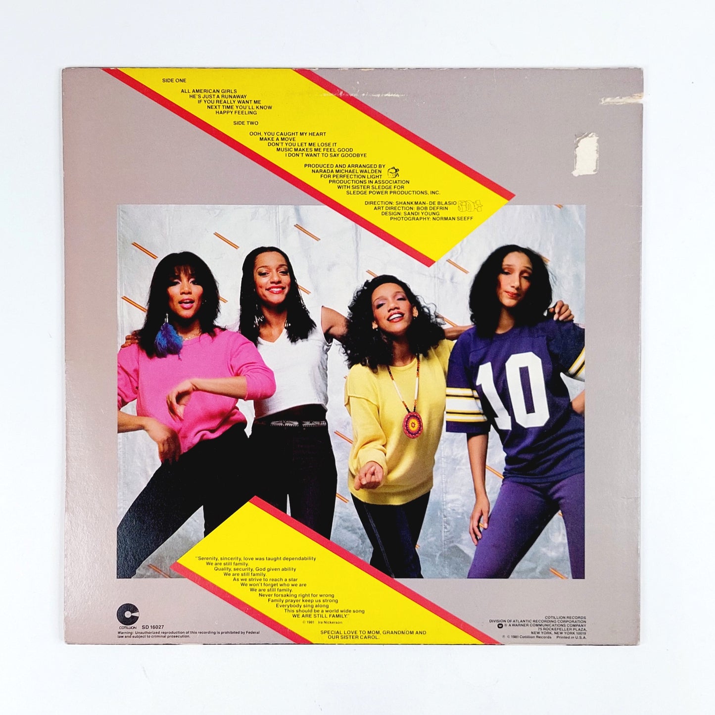 Sister Sledge: All American Girls LP