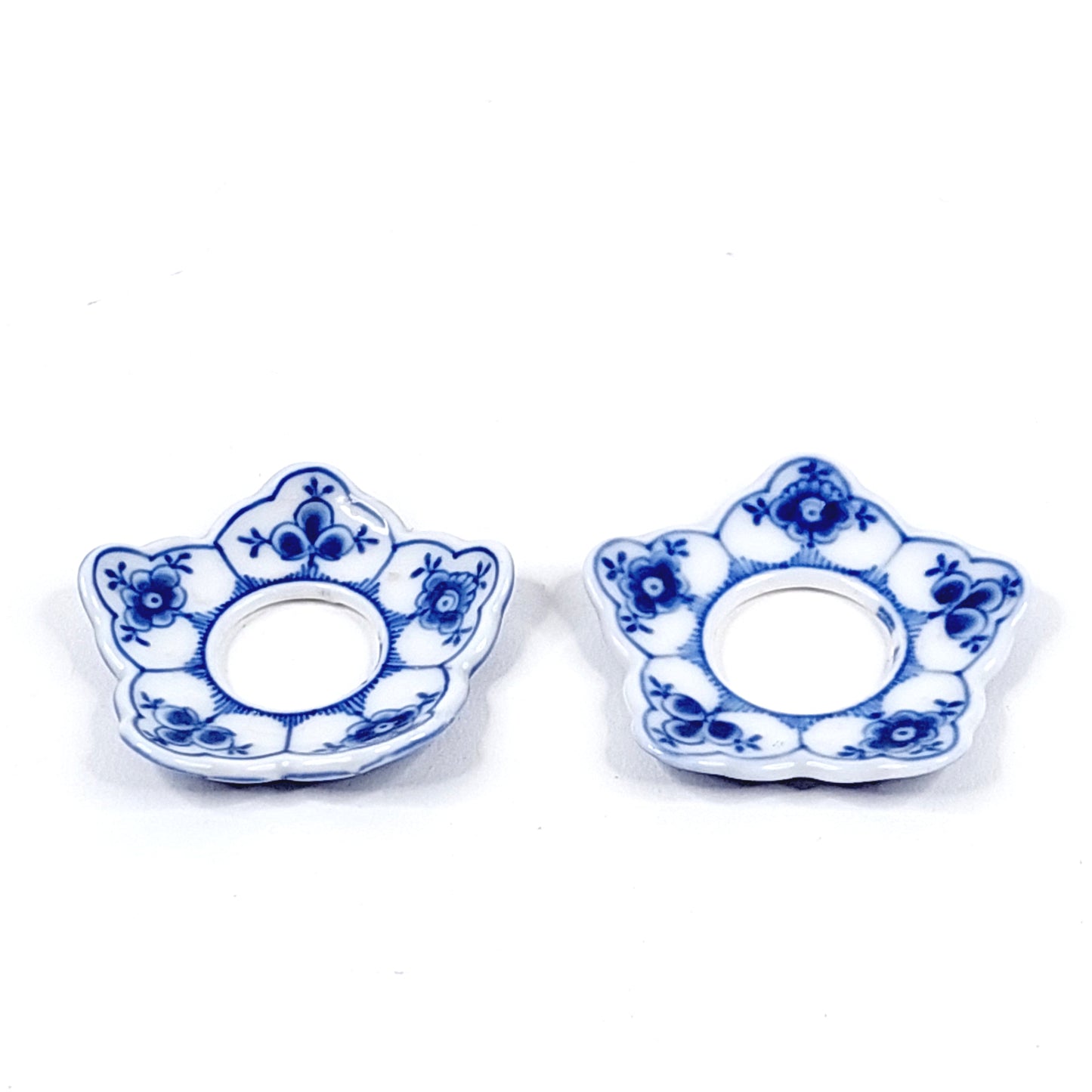 Royal Copenhagen Musselmalet kynttilämansetit 2 kpl