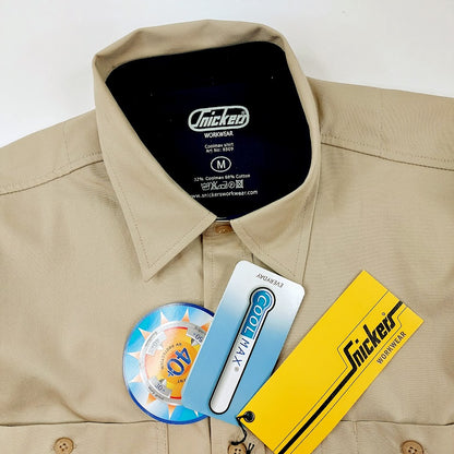 Snickers Workwear Coolmax kauluspaita koko M