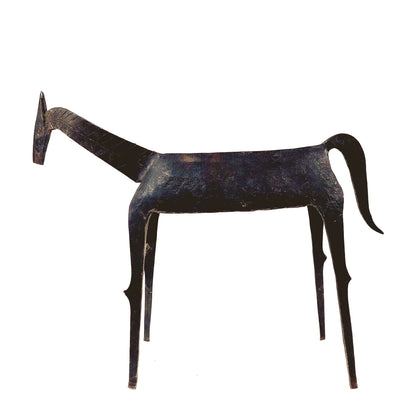 Takorautainen hevos figuuri