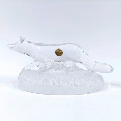Cristal D'Arques kristallilasinen kettufiguuri