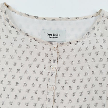 Ivana Helsinki Kissa ja Kello puuvilla-silkkimekko koko 38