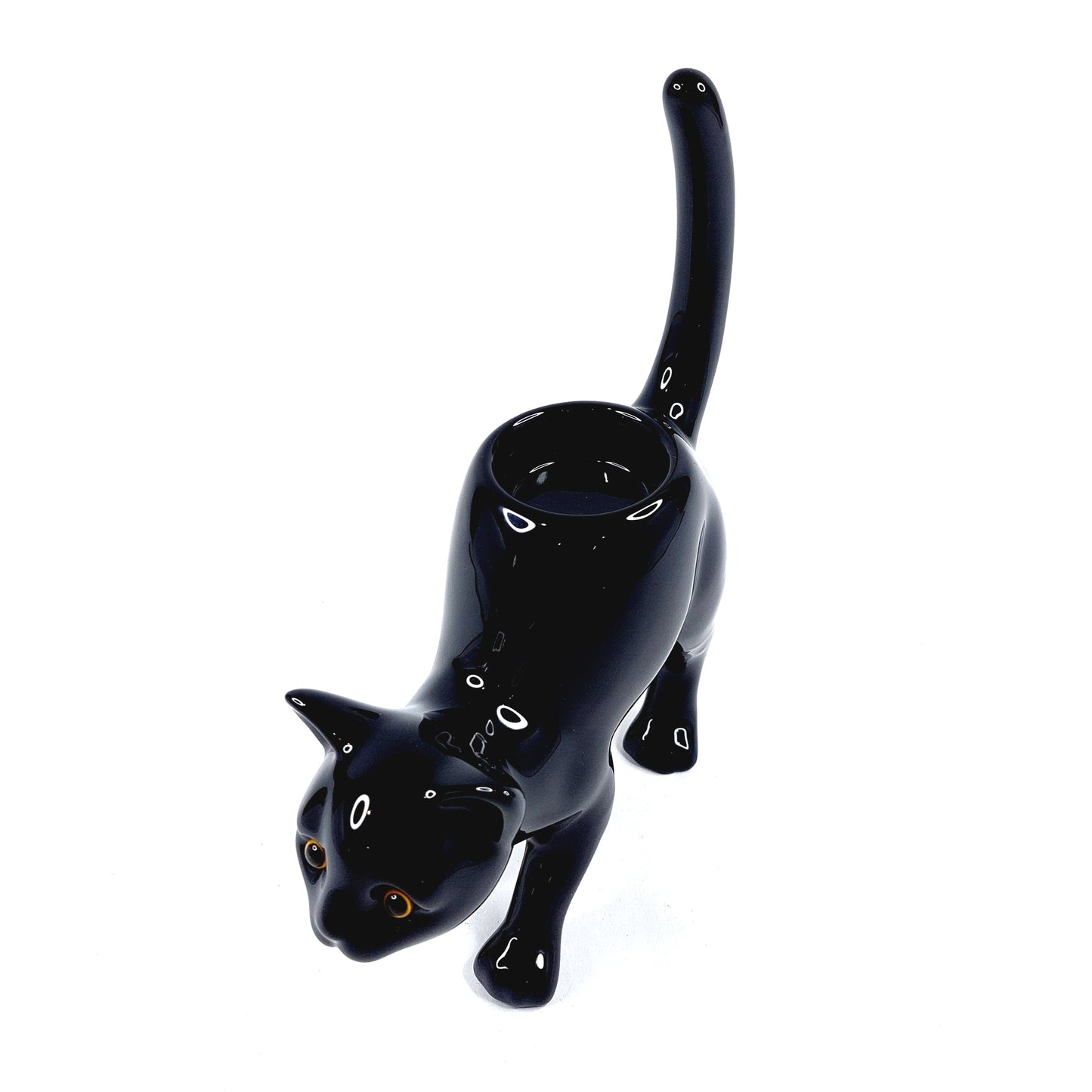PartyLite musta kissa tuikkuteline