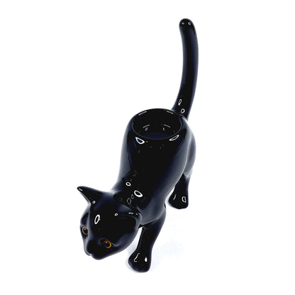 PartyLite musta kissa tuikkuteline