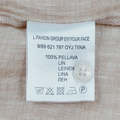 Your Face Tiina hihaton pellavapaita  koko 44
