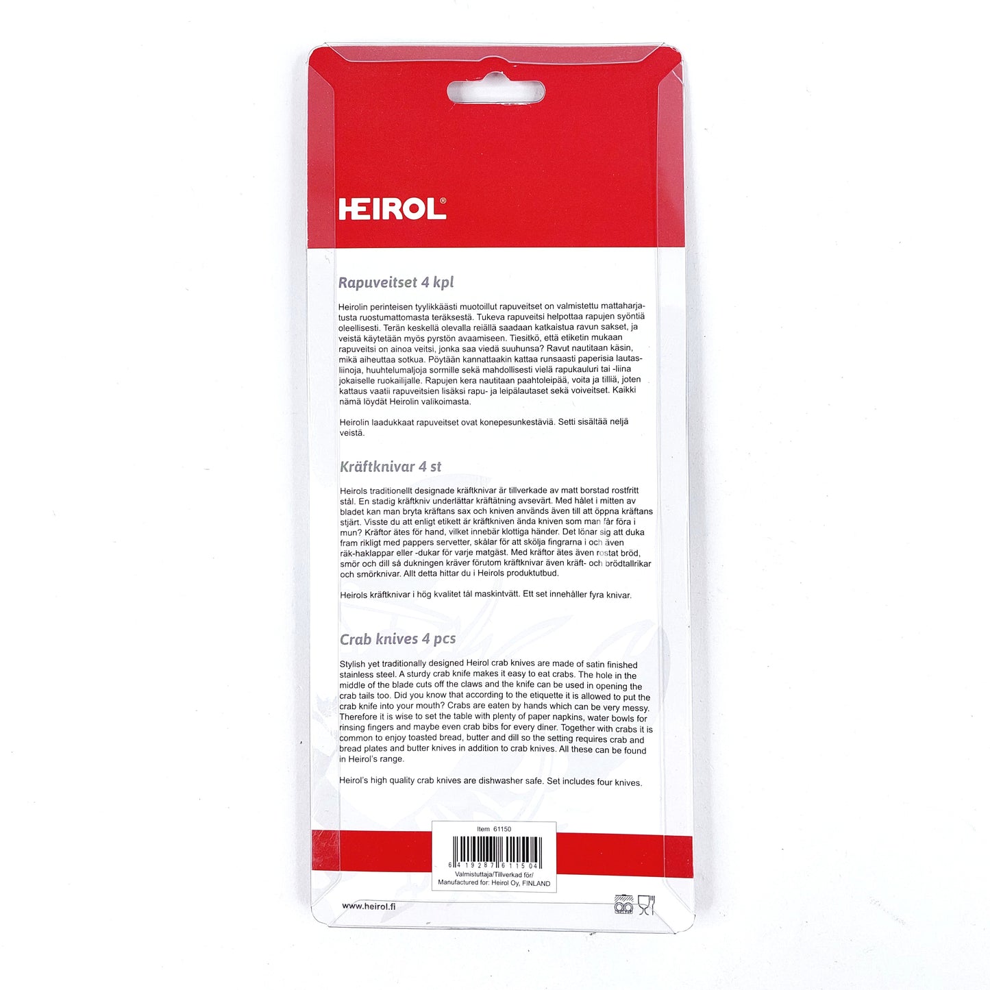Heirol rapuveitset 4 kpl