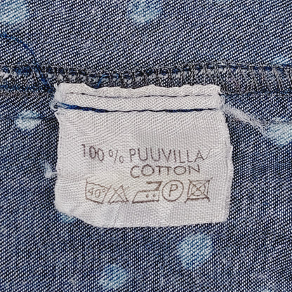 Riiminka lyhythihainen puuvillamekko koko XL