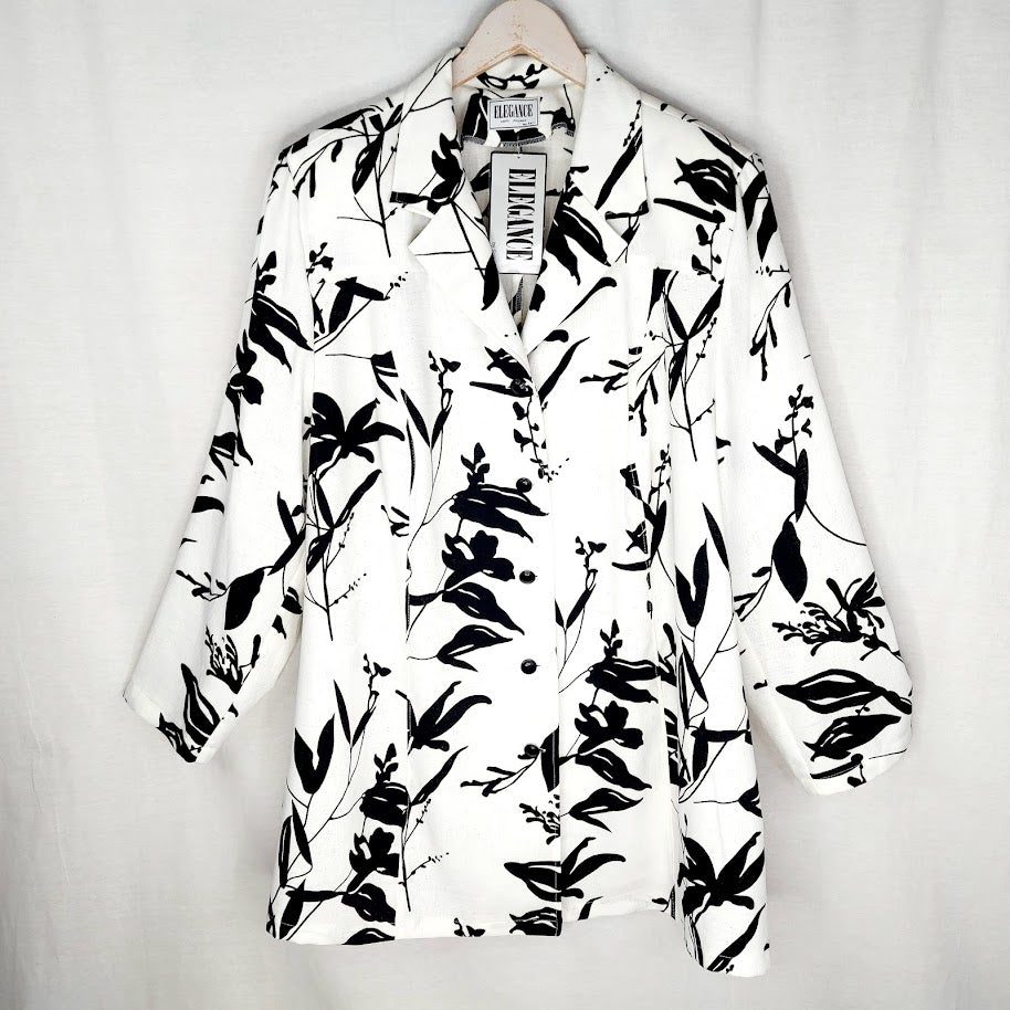 Elegance By Soili Vintage paitajakku koko 50