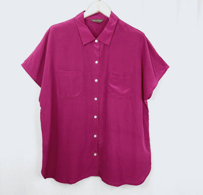 Tommy Bahama lyhythihainen silkkipusero koko L
