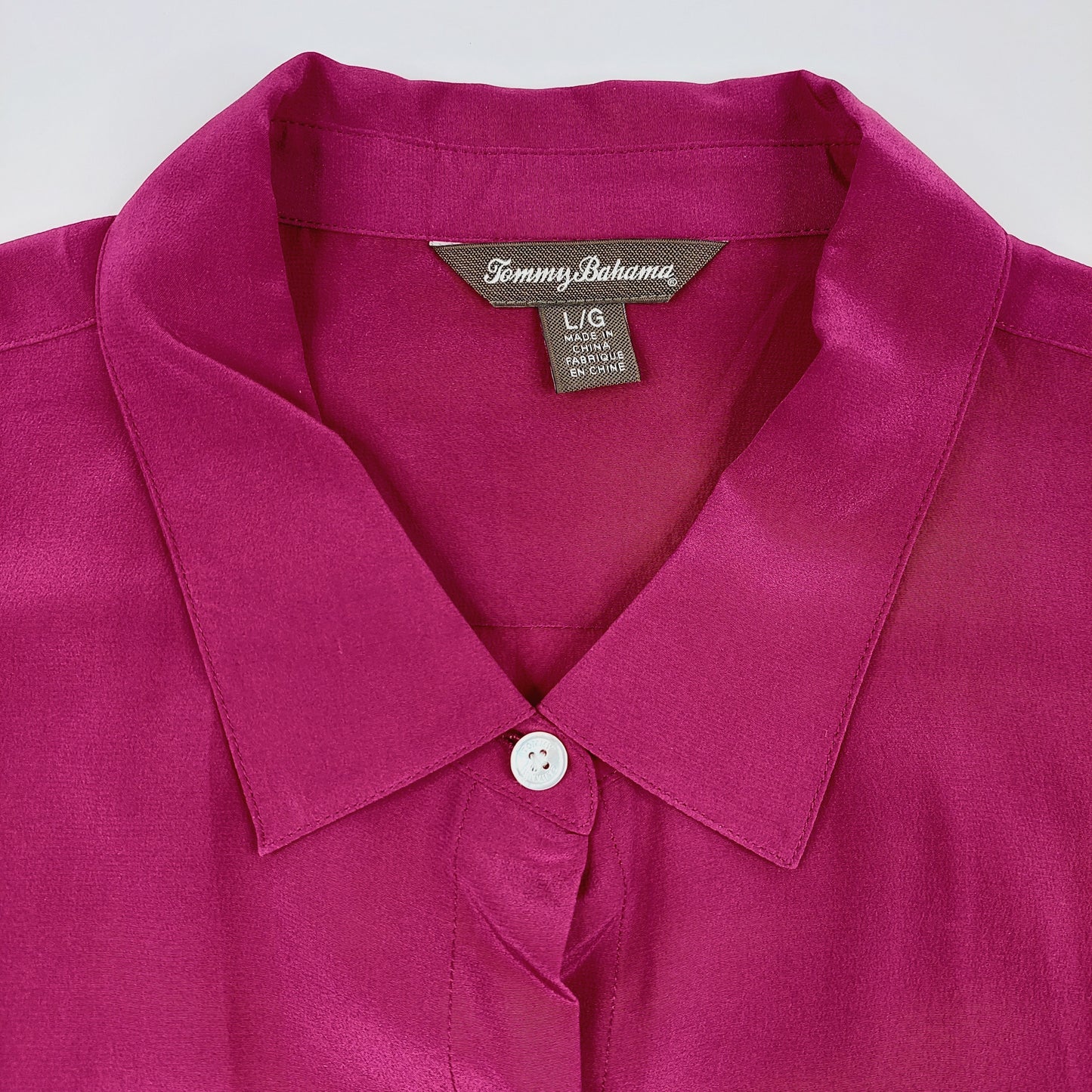Tommy Bahama lyhythihainen silkkipusero koko L