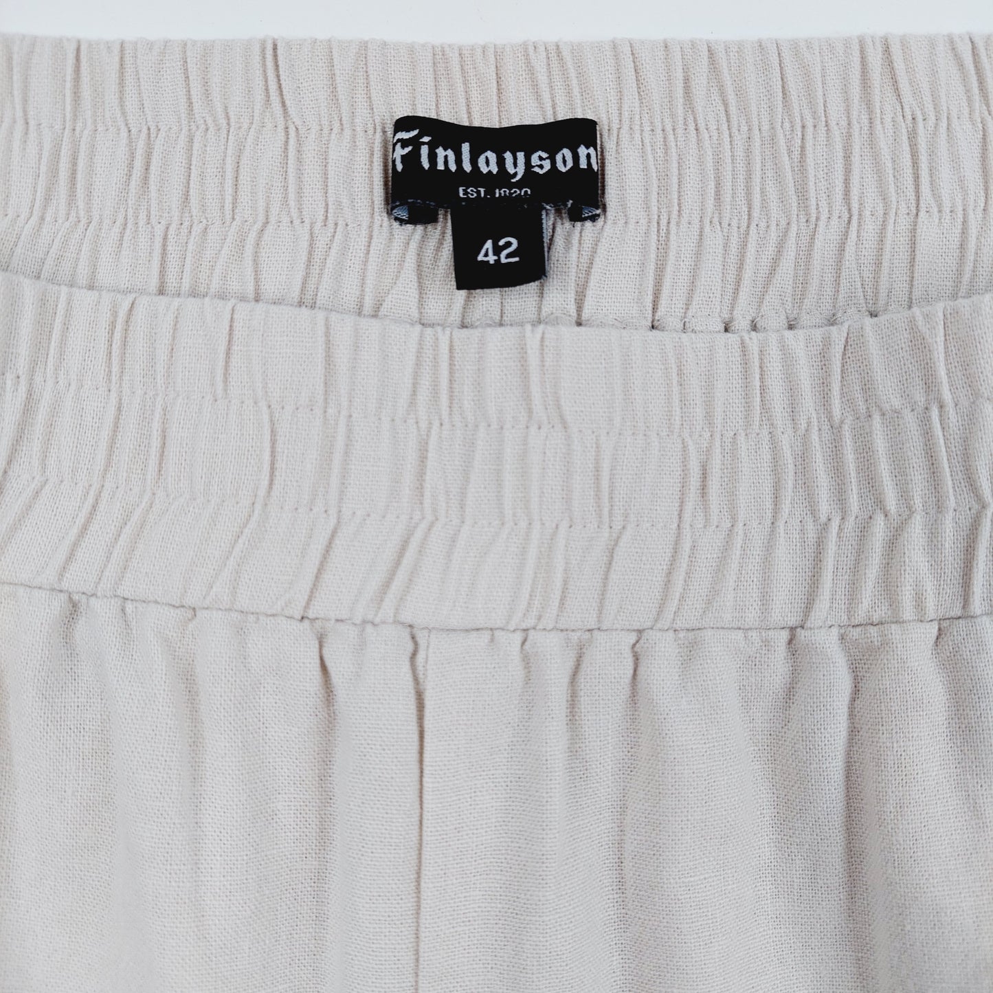 Finlayson pellavasekoitehousut koko 42