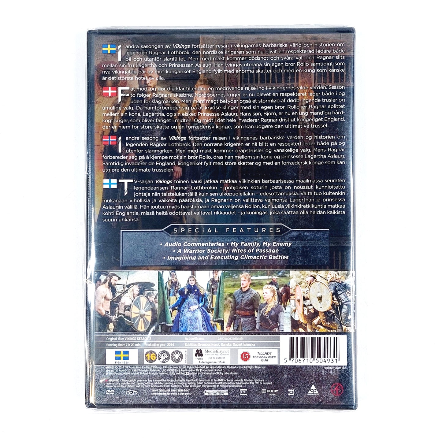 Vikings The complete second season DVD