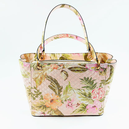 Guess - Nerina Noel Tote Peach Floral käsilaukku