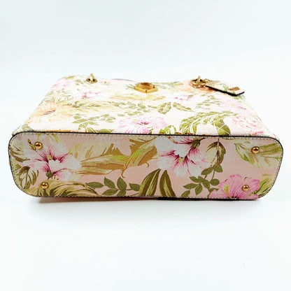 Guess - Nerina Noel Tote Peach Floral käsilaukku