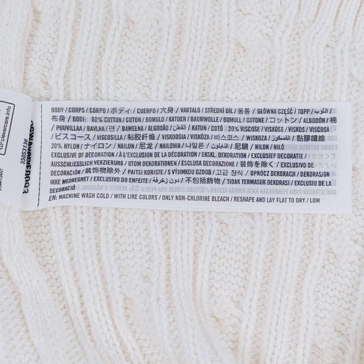 Hollister puuvillasekoiteneule koko L