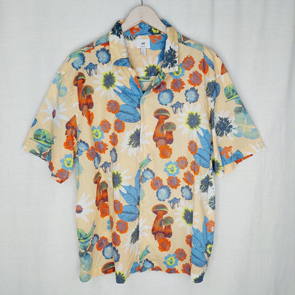 H&M Relaxed Fit lyhythihainen kauluspaita koko XL