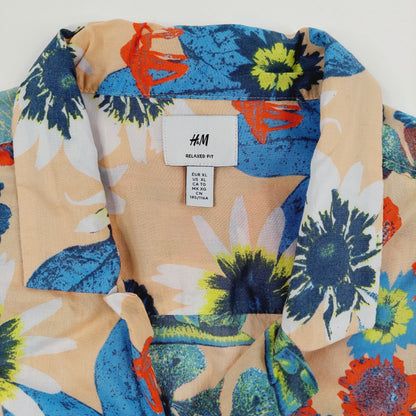 H&M Relaxed Fit lyhythihainen kauluspaita koko XL