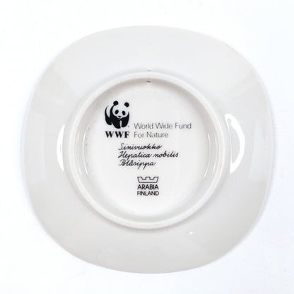 Arabia WWF seinälautanen Sinivuokko