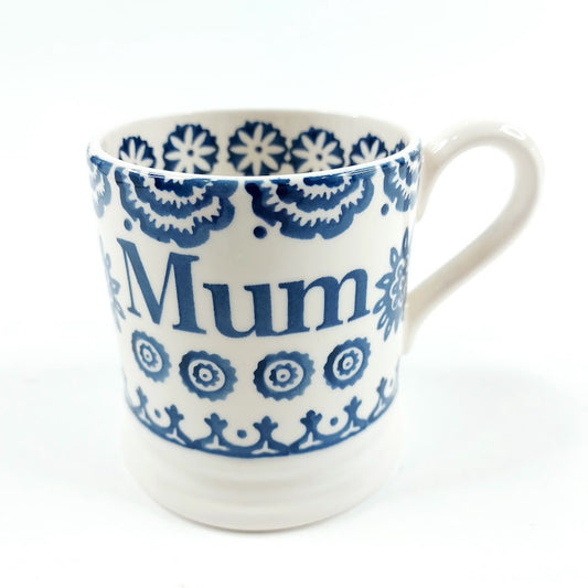 Emma Bridgewater Cream Blue Hen & Border Mum - muki