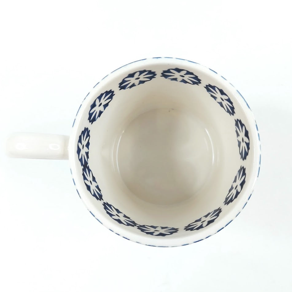 Emma Bridgewater Cream Blue Hen & Border Mum - muki