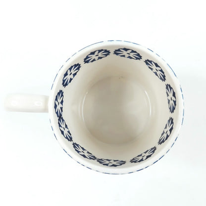Emma Bridgewater Cream Blue Hen & Border Mum - muki