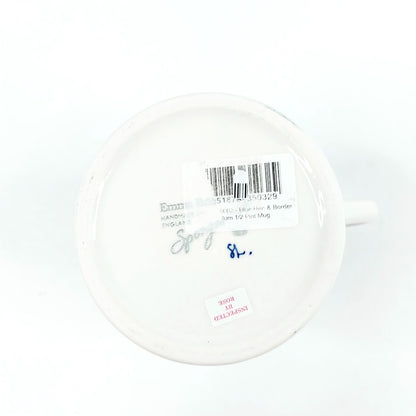 Emma Bridgewater Cream Blue Hen & Border Mum - muki