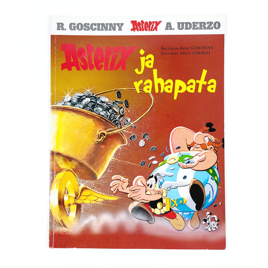 Asterix ja rahapata sarjakuva albumi