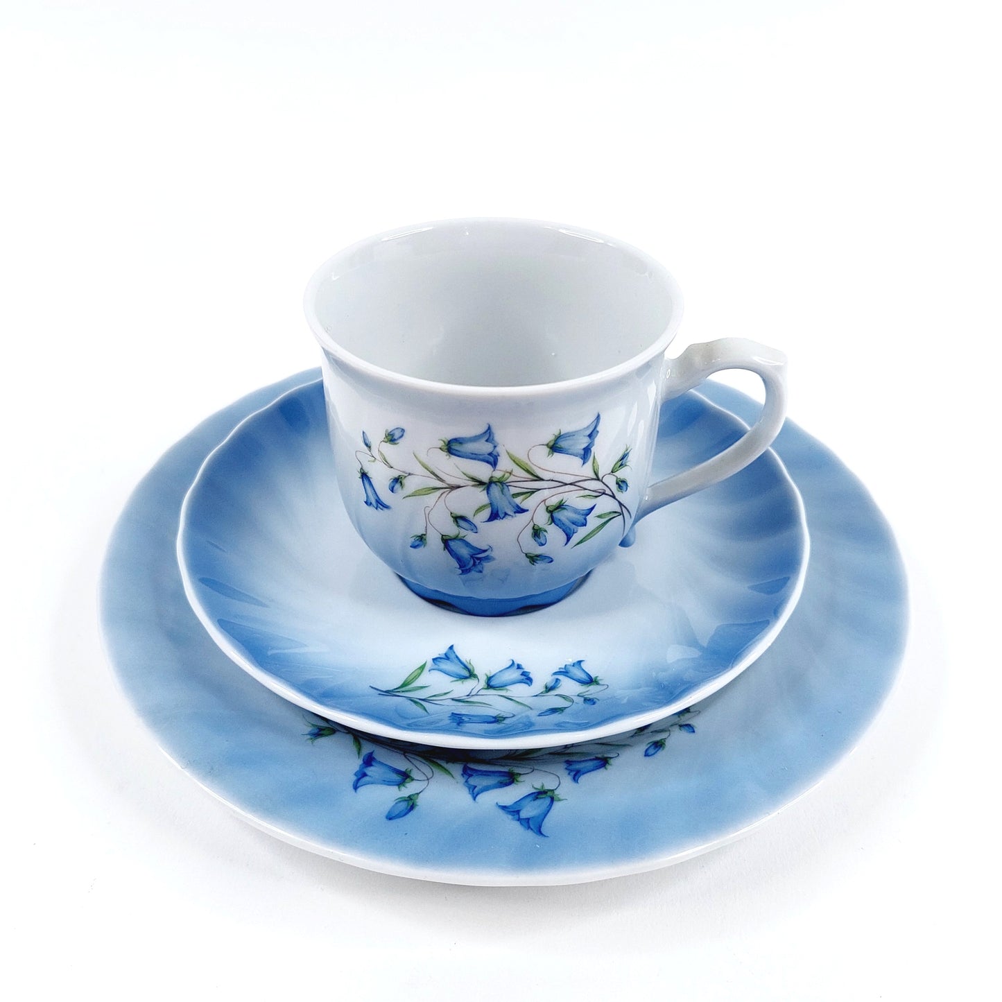 Christineholm porcelaine Apilanlehti Kissankellot kahvikuppisetti