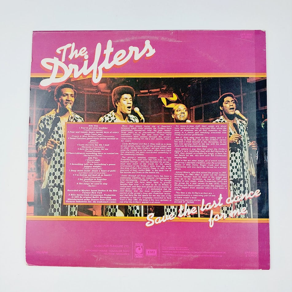 The Drifters: Save the last dance for me LP