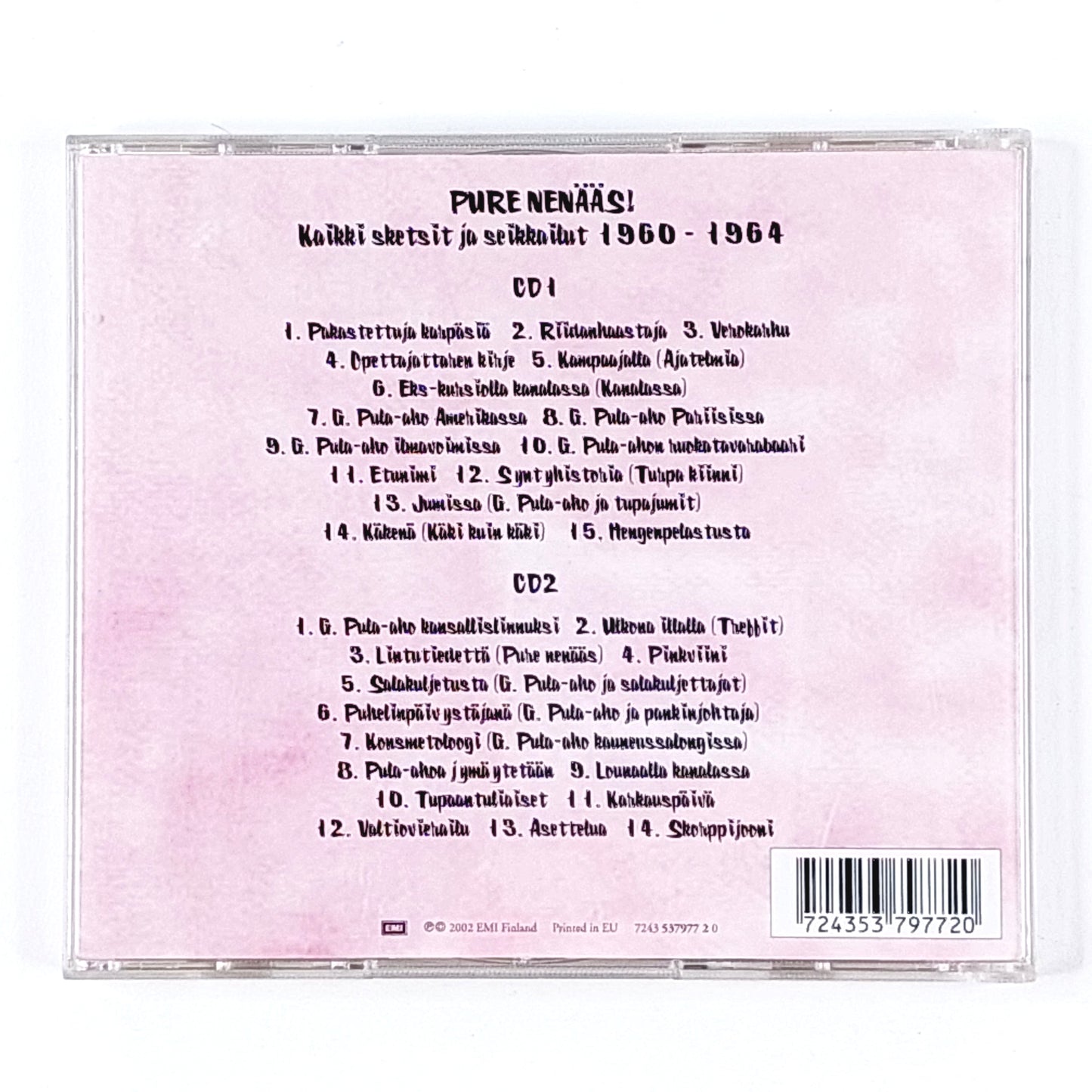 Spede & G. Pula-Aho Pure nenääs! 2 CD
