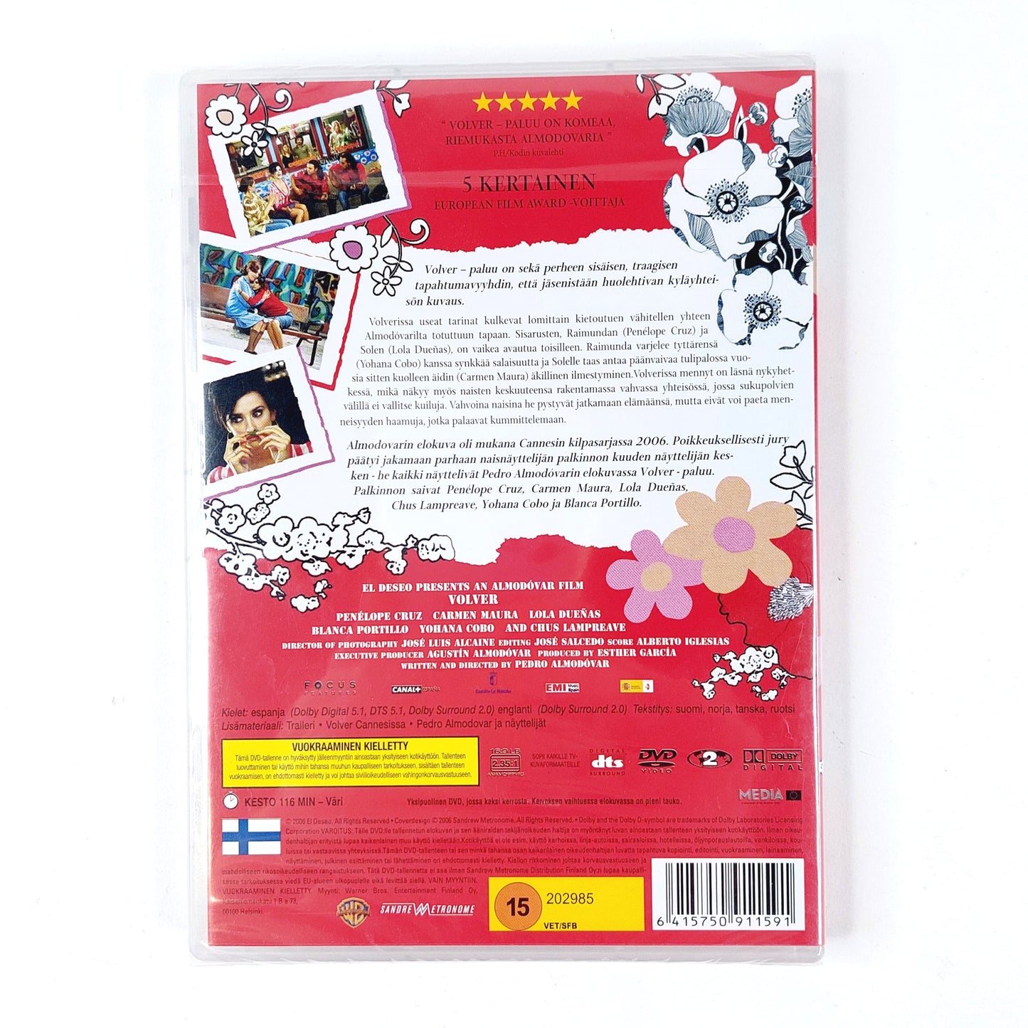 Volver -Paluu DVD