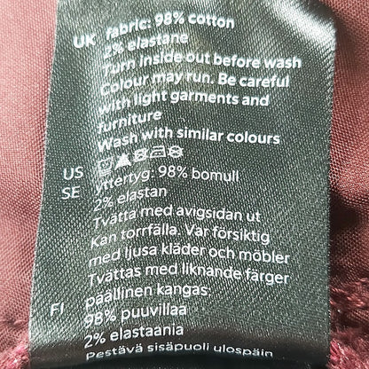 Lindex Holly Whyte Polly vakosamettihousut koko 48