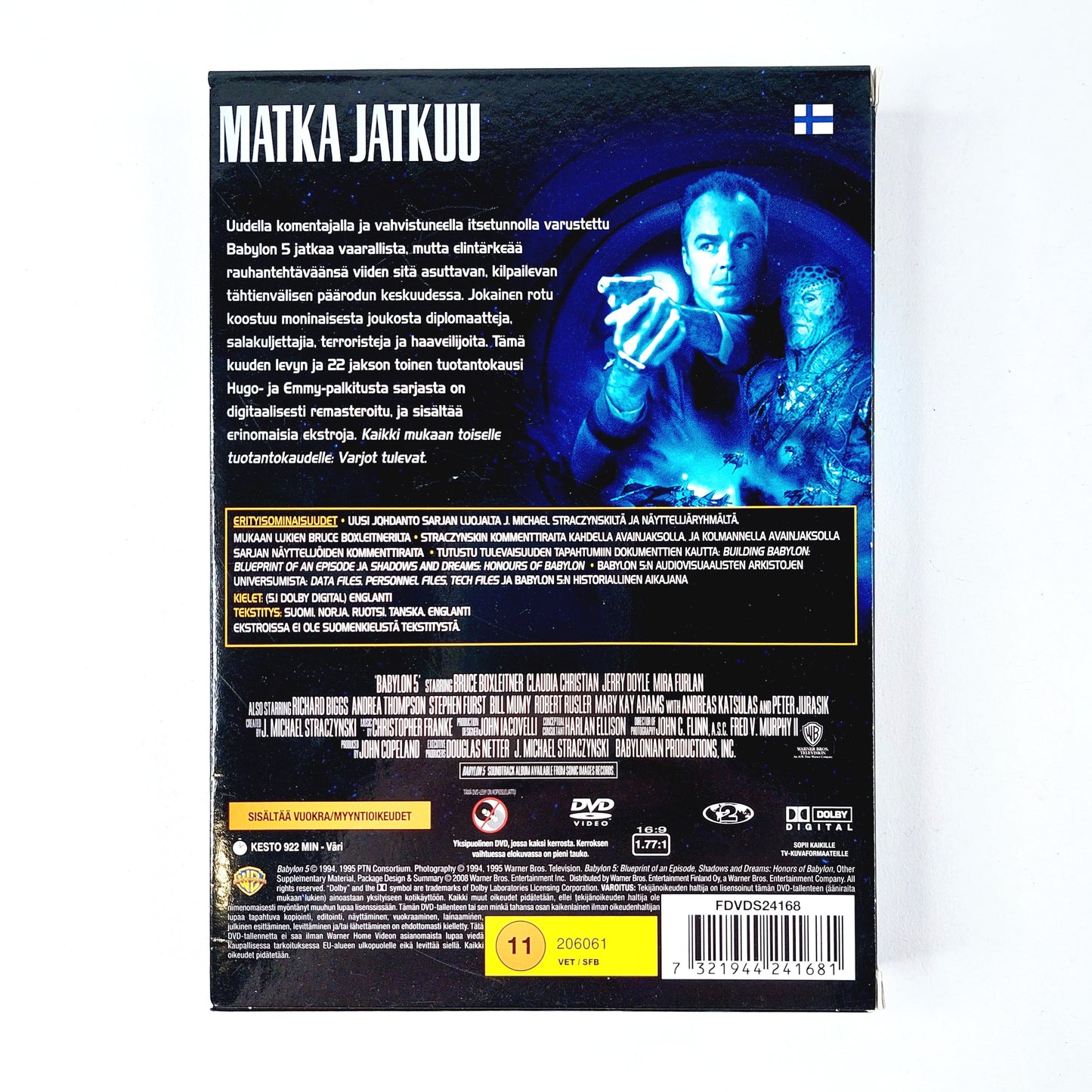 Babylon 5 -Varjot tulevat Toinen tuotantokausi DVD boxi