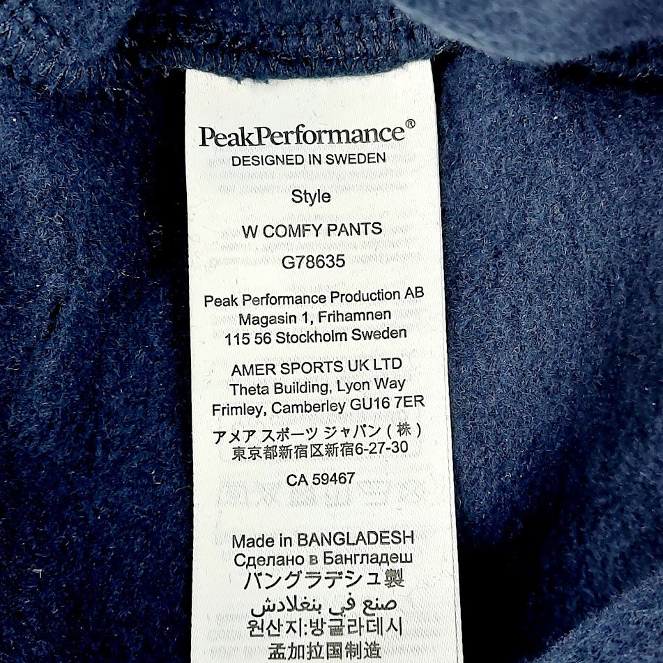 Peak Performance Comfy Pants collegehousut koko XL