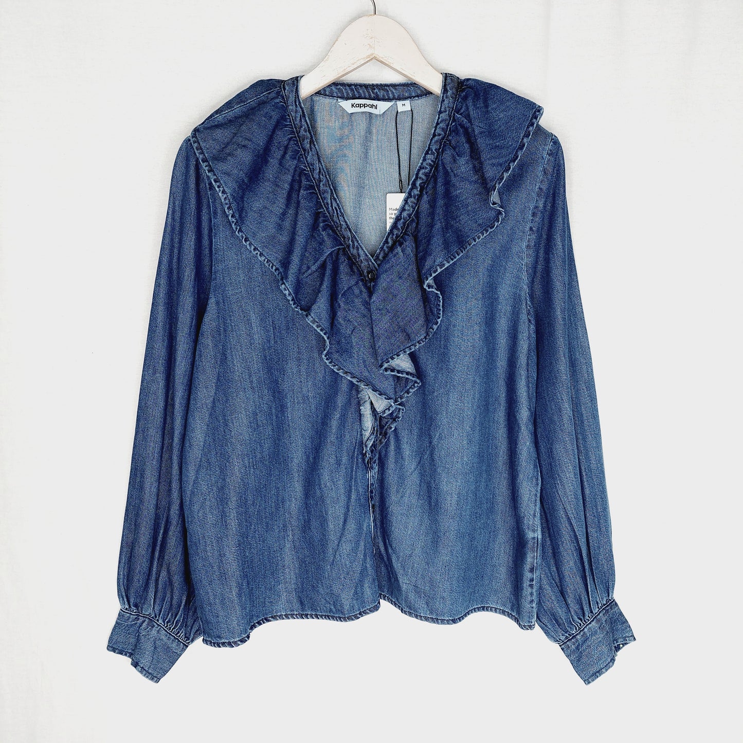 Kappahl denim-paitapusero koko M