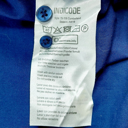 Indigo kauluspaita koko L