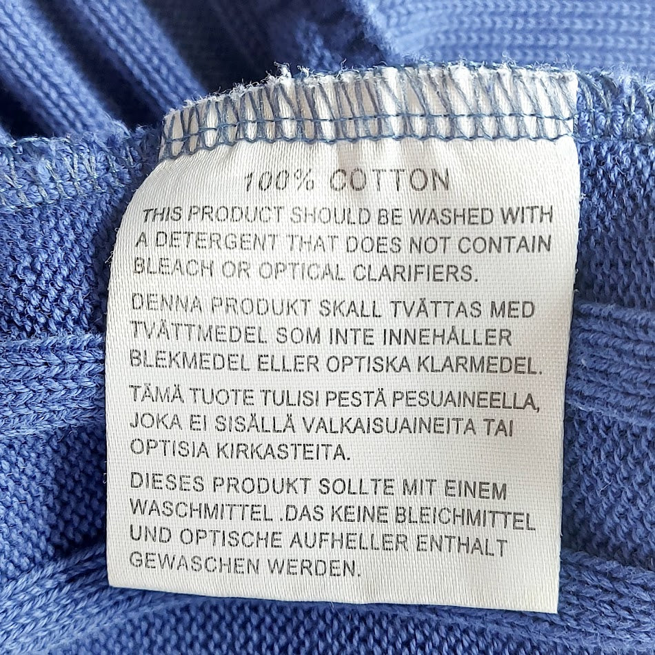 Anne Linnonmaa hihaton puuvillaneule koko XL