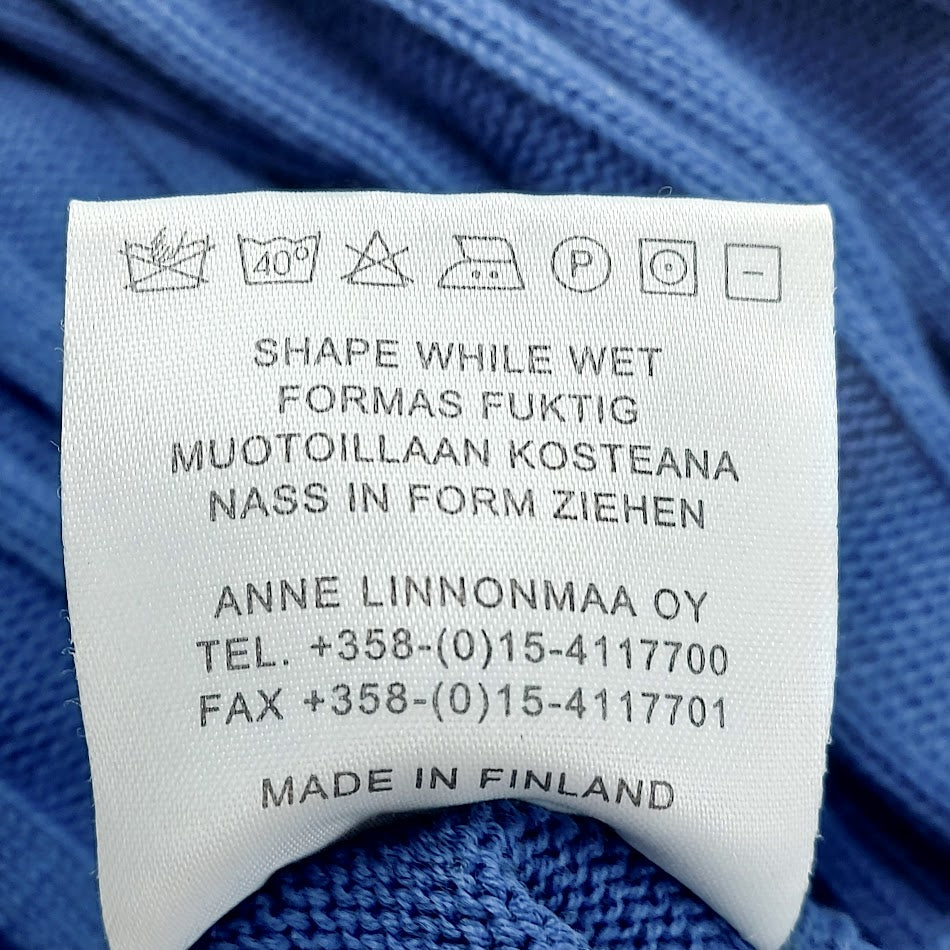 Anne Linnonmaa hihaton puuvillaneule koko XL