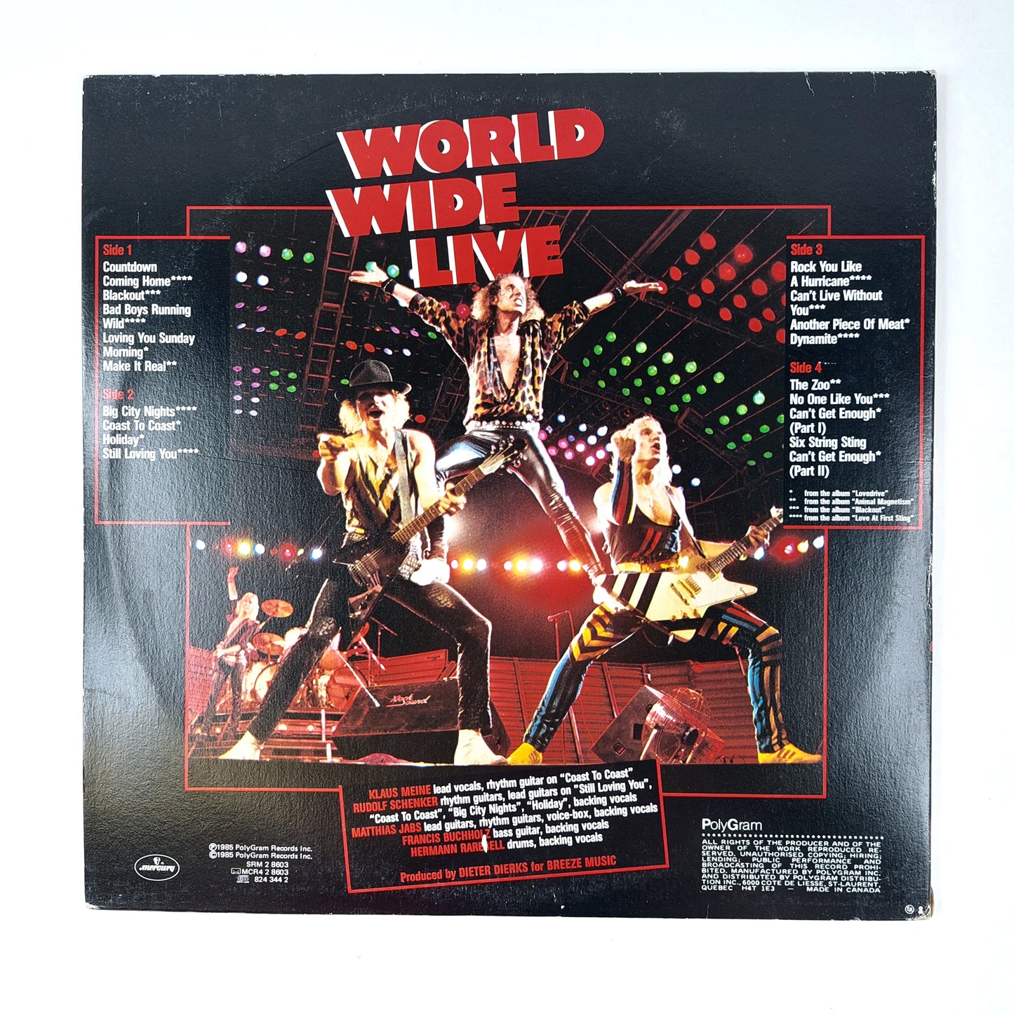 Scorpions: World Wide Live 2 x LP
