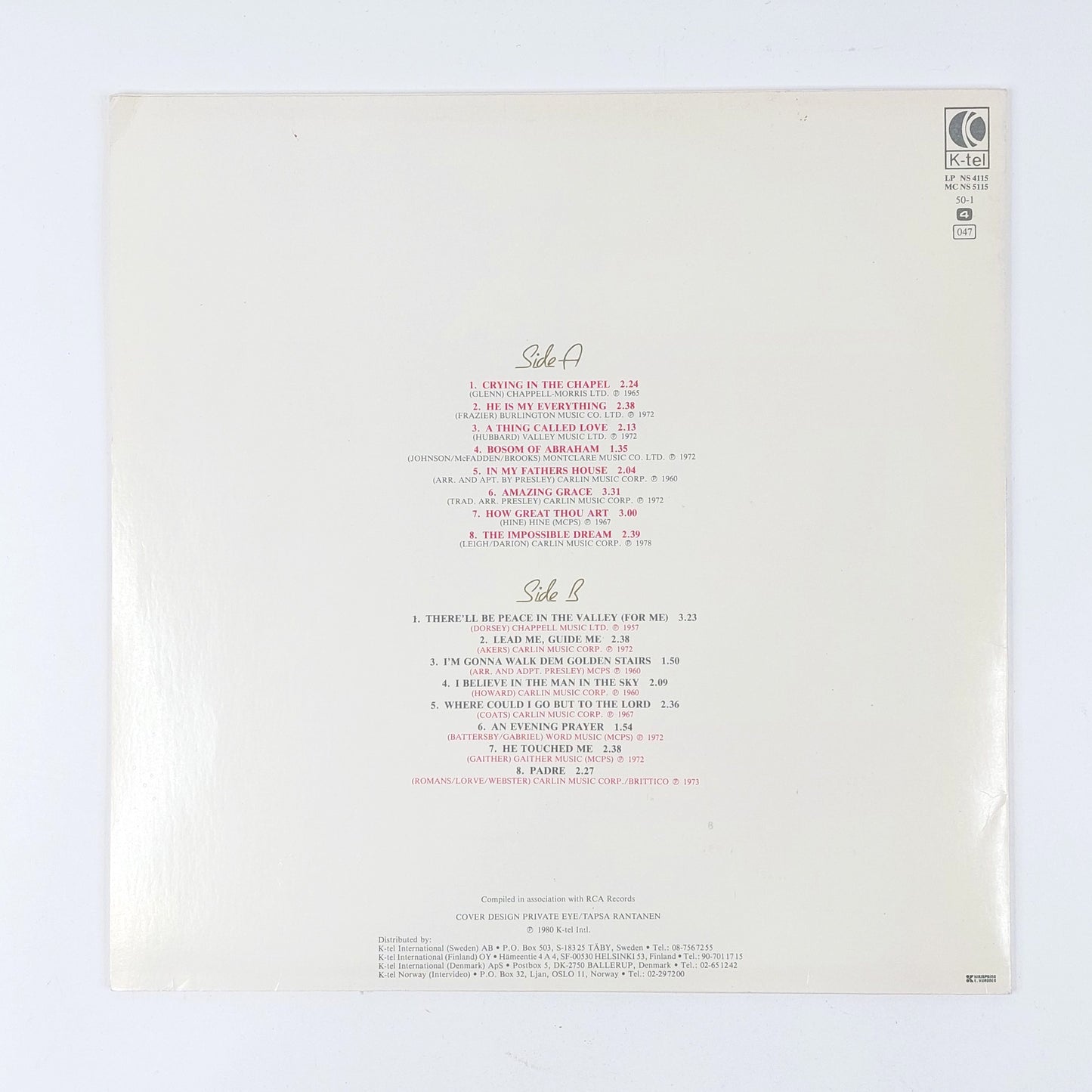 Elvis Gospels LP