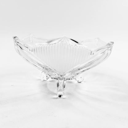 Violetta kolmijalkainen kristallikulho 15,4 cm