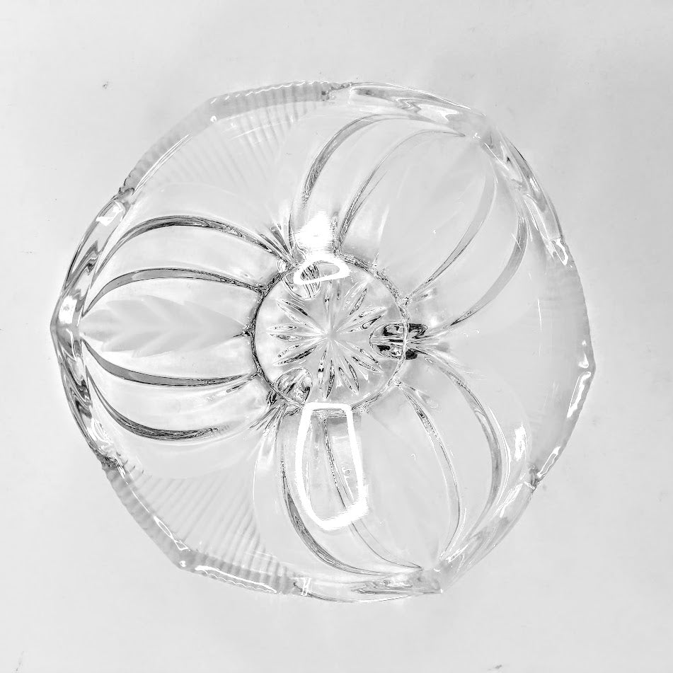 Violetta kolmijalkainen kristallikulho 15,4 cm