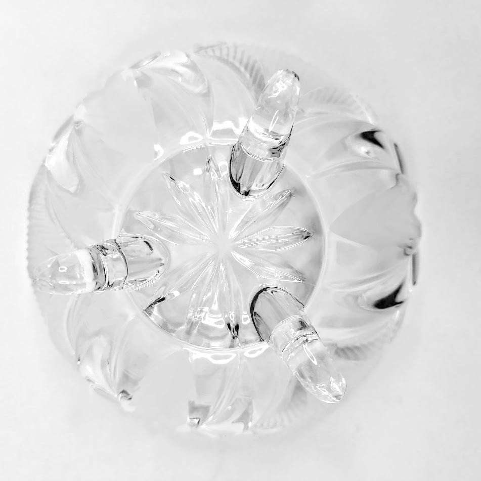 Violetta kolmijalkainen kristallikulho 15,4 cm