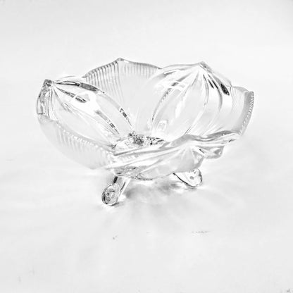 Violetta kolmijalkainen kristallikulho 15,4 cm