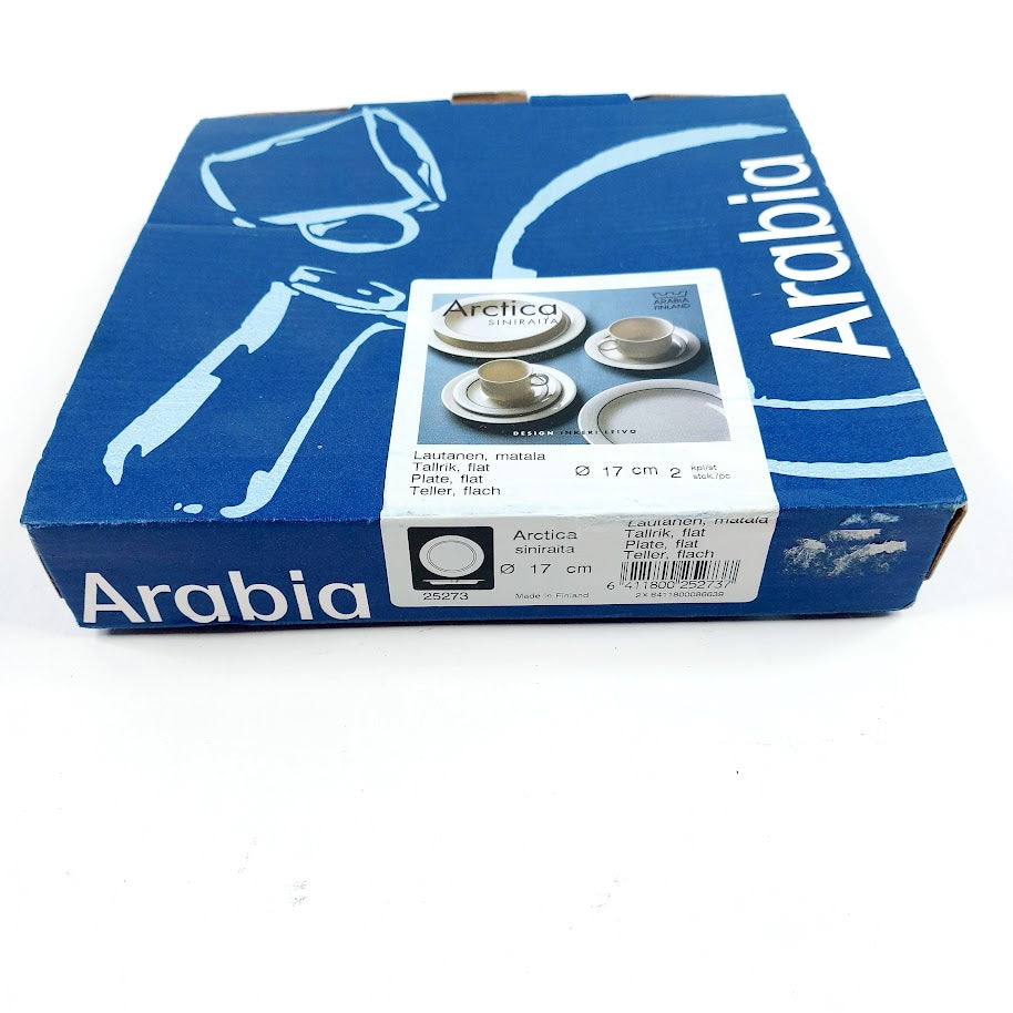 Arabia Arctica Siniraita pullalautanen 2kpl