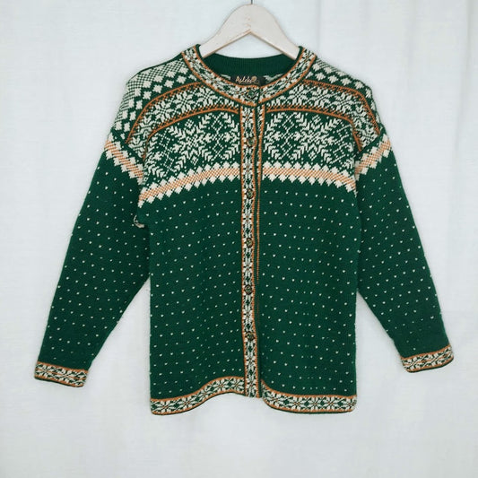 Apleks vintage villaneuletakki koko S