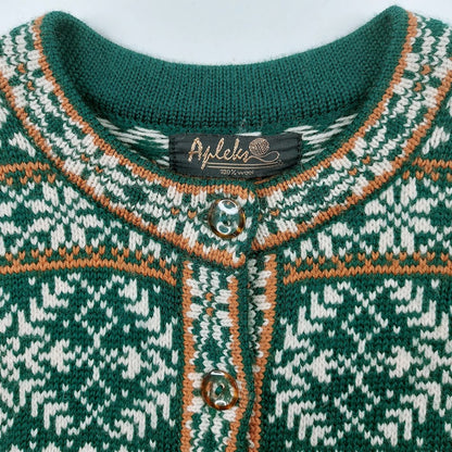 Apleks vintage villaneuletakki koko S